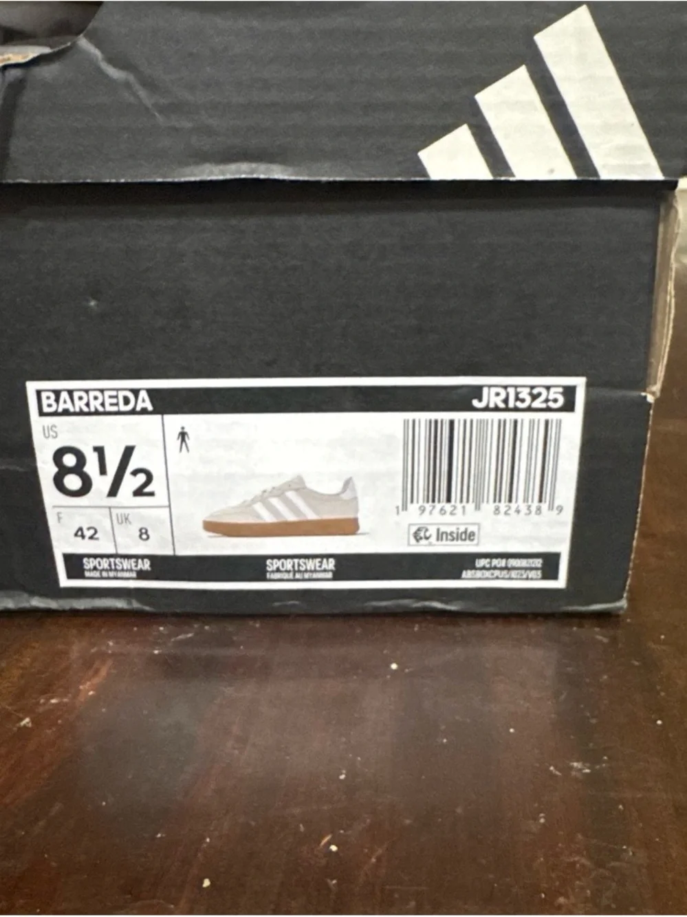 adidas Men's Light Gray and Gum Low-Top Sneakers